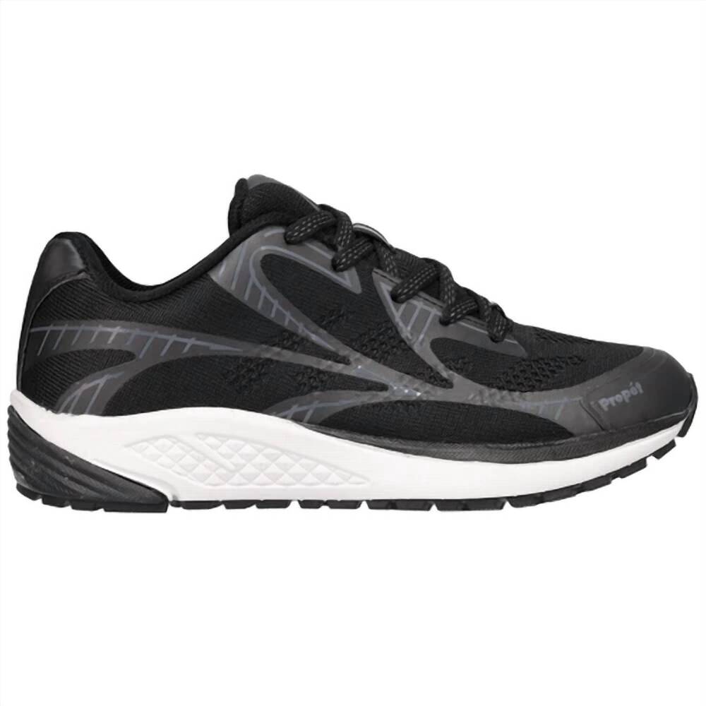 NEW PROPET women's one sneaker in black/grey